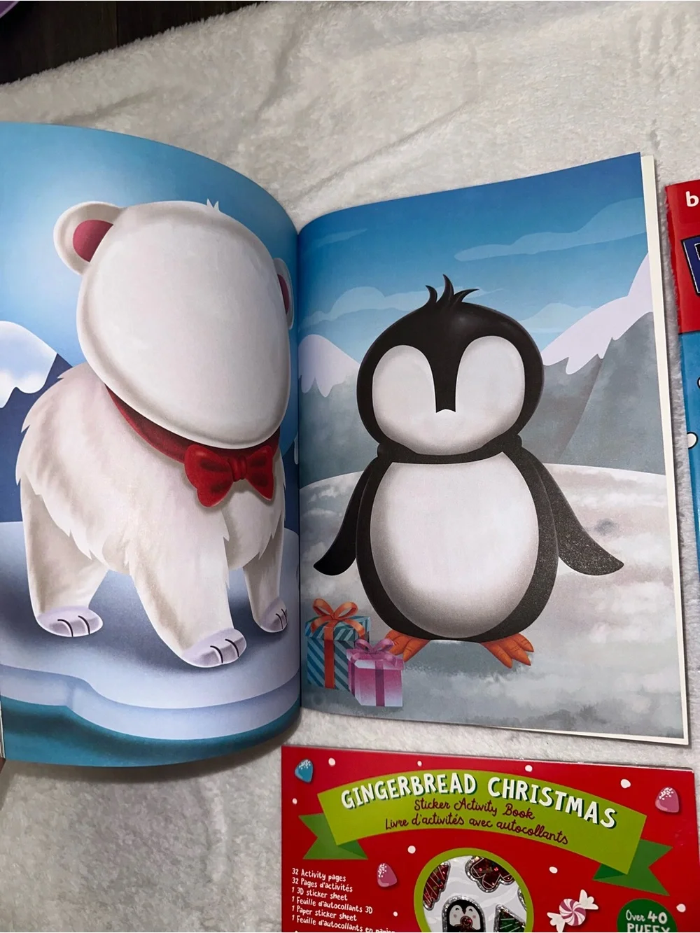 New 4 Piece Holiday Children Activity Book Bundle